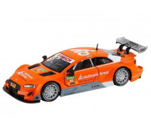 Машина "АВТОПАНОРАМА" Audi RS 5 DTM,оранжевый, 1/32, свет, звук, инерция, в/к 17,5*13,5*9 см