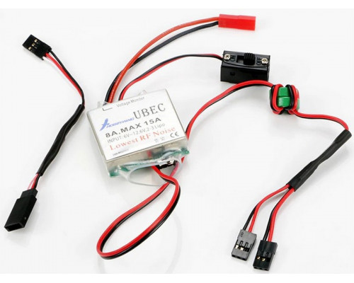 Импульсный регулятор понижающий Hobbywing UBEC-8A (8A-15A, 2-3S, Aircraft, Heli)