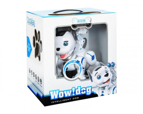 Радиоуправляемая робот-собака LENENG TOYS K10 Wow!Dog звук, свет, танцы, сенсор