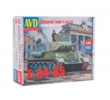 Сборная модель AVD Средний танк T-34-85, 1/43