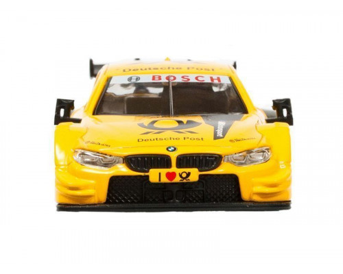 Машина АВТОПАНОРАМА BMW M4, 1/44, желтый, инерция, откр. двери, в/к 17,5*12,5*6,5 см