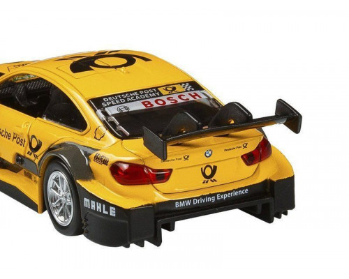 Машина АВТОПАНОРАМА BMW M4, 1/44, желтый, инерция, откр. двери, в/к 17,5*12,5*6,5 см