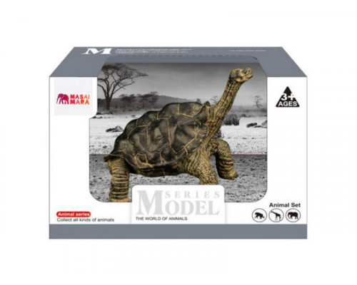 Фигурка игрушка MASAI MARA MM218-372 серии Мир диких животных: рептилия Звездчатая черепаха