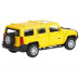 Машина АВТОПАНОРАМА Hummer H3, желтый, 1/43, инерция, в/к 17,5*12,5*6,5 см