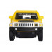 Машина АВТОПАНОРАМА Hummer H3, желтый, 1/43, инерция, в/к 17,5*12,5*6,5 см