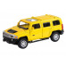 Машина АВТОПАНОРАМА Hummer H3, желтый, 1/43, инерция, в/к 17,5*12,5*6,5 см