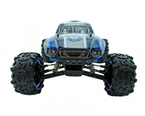 Радиоуправляемый монстр Remo Hobby Dinosaurs Master TWINS MOTOR (синий) 4WD 2.4G 1/8 RTR