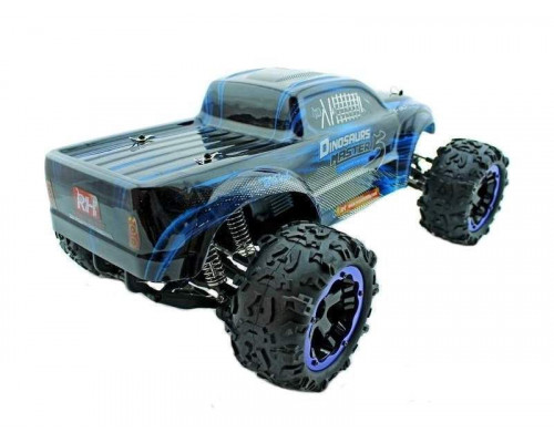 Радиоуправляемый монстр Remo Hobby Dinosaurs Master TWINS MOTOR (синий) 4WD 2.4G 1/8 RTR