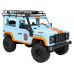 Радиоуправляемая машина MN MODEL английский внедорожник Defender  D90 (голубой) 4WD 2.4G 1/12 RTR