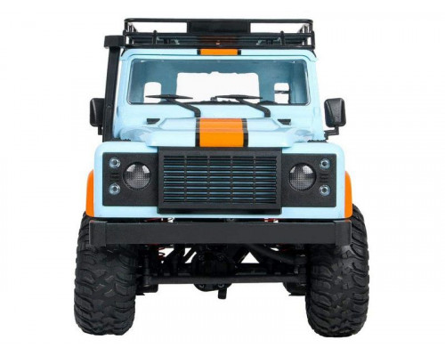 Радиоуправляемая машина MN MODEL английский внедорожник Defender  D90 (голубой) 4WD 2.4G 1/12 RTR