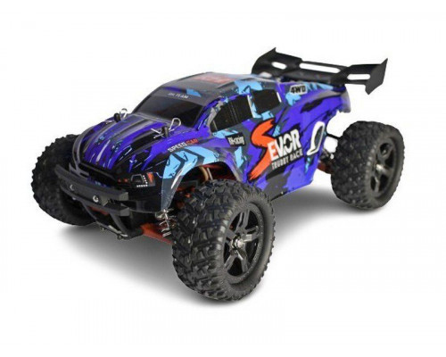 Радиоуправляемая трагги Remo Hobby S EVO-R UPGRADE V2.0 (синяя) 4WD 2.4G 1/16 RTR