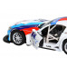 Машина АВТОПАНОРАМА BMW Z4 GT3, белый, 1/32, свет, звук, инерция, в/к 17,5*13,5*9 см