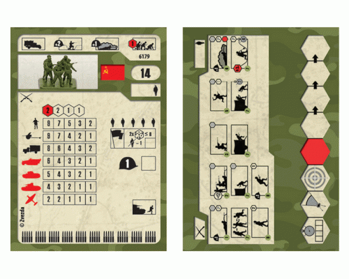 Сборные солдатики ZVEZDA Советская кадровая пехота 1941-1942 гг, 1/72