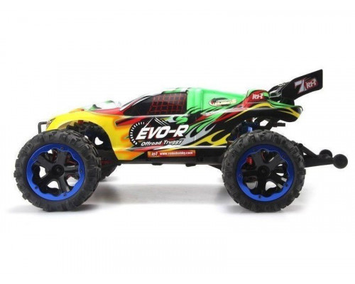 Радиоуправляемая трагги Remo Hobby EVO-R TWINS MOTOR (зеленая) 4WD 2.4G 1/8 RTR