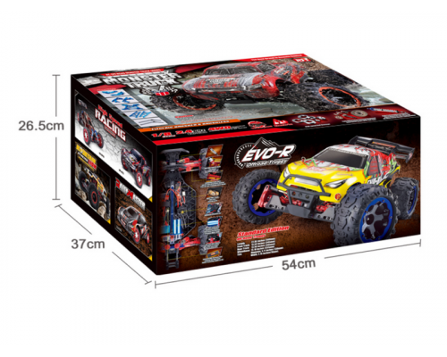 Радиоуправляемая трагги Remo Hobby EVO-R TWINS MOTOR (зеленая) 4WD 2.4G 1/8 RTR