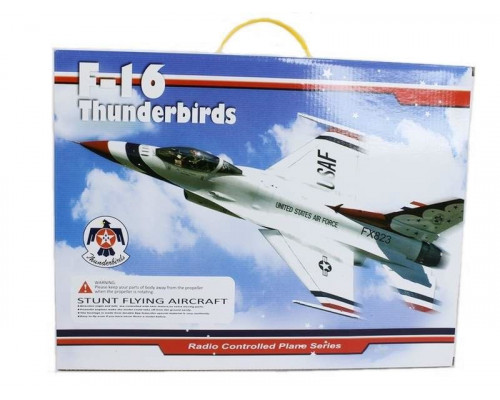 Р/У самолет CTF F16 Thunderbirds FX-823 290мм 2.4G EPP Gyro RTF (с гироскопом)