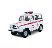 Машина Autotime "UAZ 31514" скорая  помощь 1:36