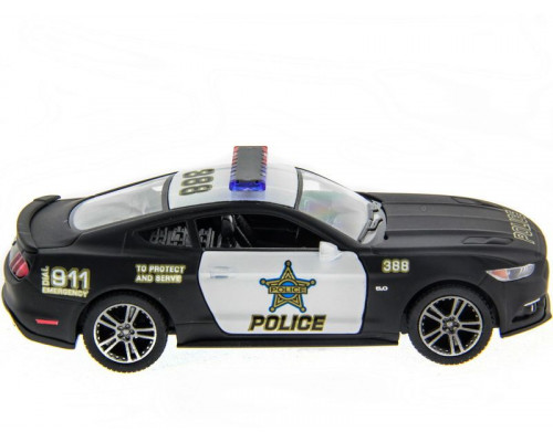 Машина Kinsmart 1:38 Ford Mustang GT 2015 (Police) инерция (1/12шт.) б/к