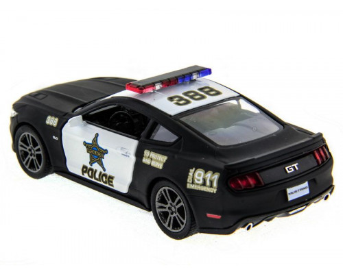 Машина Kinsmart 1:38 Ford Mustang GT 2015 (Police) инерция (1/12шт.) б/к