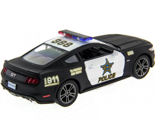 Машина Kinsmart 1:38 Ford Mustang GT 2015 (Police) инерция (1/12шт.) б/к