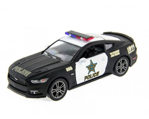 Машина Kinsmart 1:38 Ford Mustang GT 2015 (Police) инерция (1/12шт.) б/к