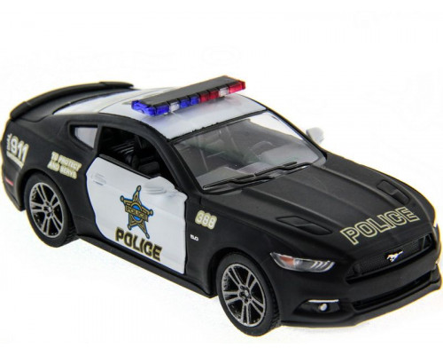 Машина Kinsmart 1:38 Ford Mustang GT 2015 (Police) инерция (1/12шт.) б/к