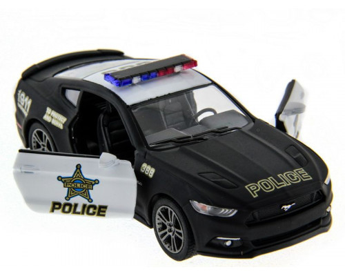 Машина Kinsmart 1:38 Ford Mustang GT 2015 (Police) инерция (1/12шт.) б/к