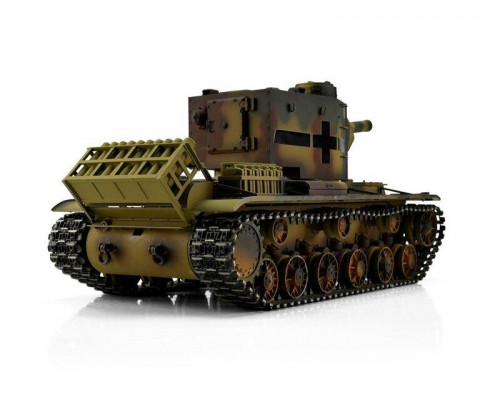 Радиоуправляемый танк Torro KV-2 1/16 ВВ-пушка, дым, зеленый V3.0 2.4G RTR