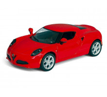 Машина Kinsmart "ALFA ROMEO 4C" инерция (1/12шт) 1:32 б/к