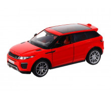 Машина "АВТОПАНОРАМА" Land Rover Range Rover Evoque HSE, красный, 1/32, в/к 17,5*12,5*6,5 см