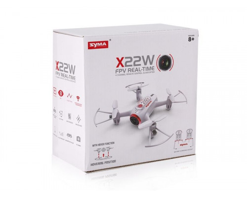 Р/У квадрокоптер Syma X22W-1 с FPV трансляцией Wi-Fi, камера 0,3 Мп, 2.4G RTF