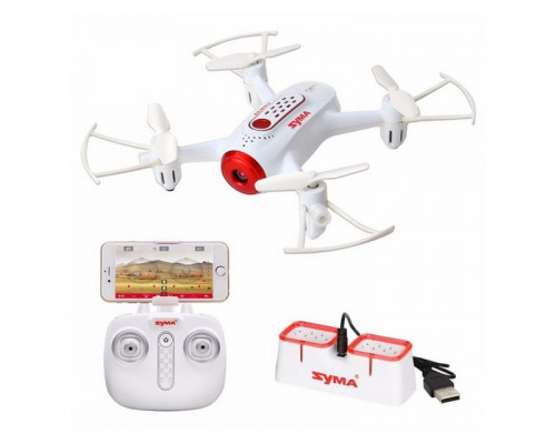 Р/У квадрокоптер Syma X22W-1 с FPV трансляцией Wi-Fi, камера 0,3 Мп, 2.4G RTF