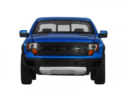 Машина АВТОПАНОРАМА Ford F-150 SVT Raptor, синий, 1/34, свет, звук, инерция, в/к 20*10*11 см