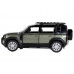 Машина АВТОПАНОРАМА Land Rover Defender 110, 1/32, зеленый, свет, звук, в/к 17,5*13,5*9 см