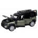 Машина АВТОПАНОРАМА Land Rover Defender 110, 1/32, зеленый, свет, звук, в/к 17,5*13,5*9 см