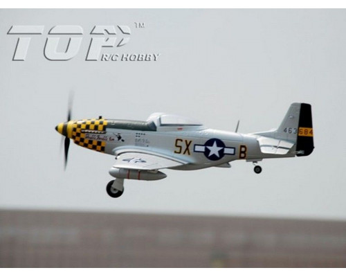 Р/У самолет Top RC P-51D (желтая раскраска) 750мм PNP