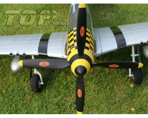 Р/У самолет Top RC P-51D (желтая раскраска) 750мм PNP