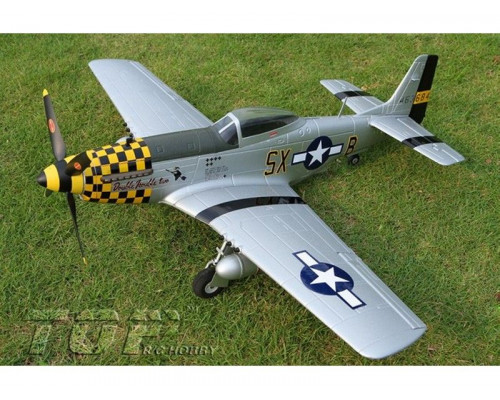 Р/У самолет Top RC P-51D (желтая раскраска) 750мм PNP