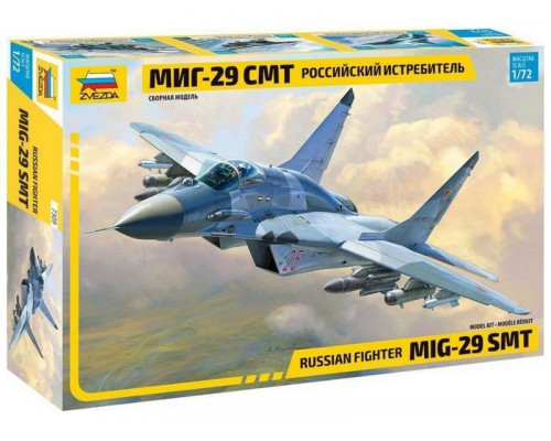 Сборная модель ZVEZDA Многоцелевой фронтовой истребитель МиГ-29 СМТ, 1/72