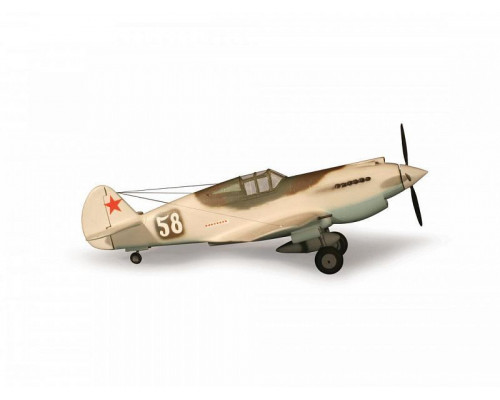 Сборная модель ZVEZDA Истребитель П-40Б Томагавк, 1/72