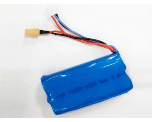 Аккумулятор Li-Po 2000mAh, 7.4V JST для Huina 1580, 1582, 1583