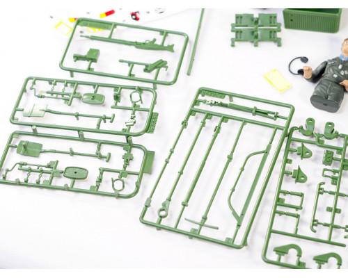 Комплект аксессуаров для танка Leopard 2A6 (полный комплект), неокрашен.