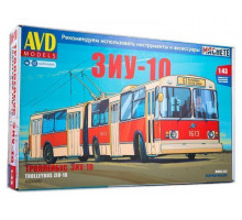 Сборная модель AVD ЗиУ-10 (ЗиУ-683) троллейбус, 1/43