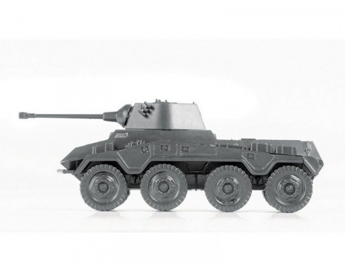 Сборная модель ZVEZDA Немецкий тяжелый бронеавтомобиль SD.KFZ.234/2 Пума, 1/100