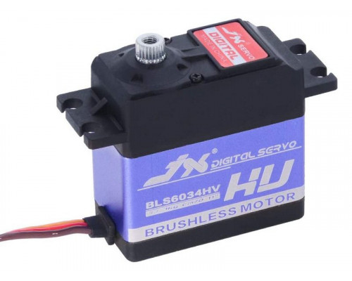 Сервомашинка цифровая JX Servo BLS6034HV (60г/33.7/0.11/7.4V) бесколлекторная, Ecoboost