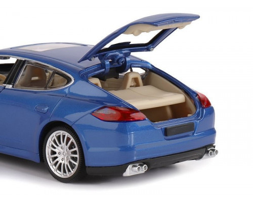 Машина АВТОПАНОРАМА Porsche Panamera S, синий, 1/24, свет, звук, в/к 24,5*12,5*10,5 см