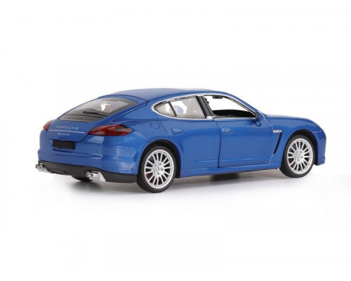 Машина АВТОПАНОРАМА Porsche Panamera S, синий, 1/24, свет, звук, в/к 24,5*12,5*10,5 см