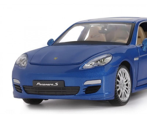 Машина АВТОПАНОРАМА Porsche Panamera S, синий, 1/24, свет, звук, в/к 24,5*12,5*10,5 см