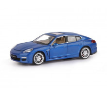 Машина "АВТОПАНОРАМА" Porsche Panamera S, синий, 1/24, свет, звук, в/к 24,5*12,5*10,5 см