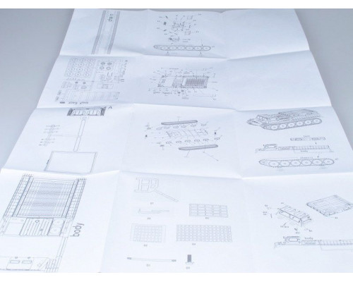 Сборная модель AVD ГТ-СМ гусеничный транспортёр (KIT), 1/43